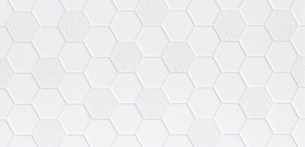 Plain White Hexagon