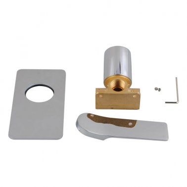 RUSHY Square Chrome Built-in Shower/Wall Mixer