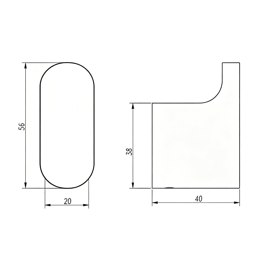 VOG - Light Brushed Brass Robe Hook