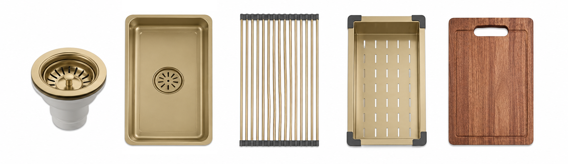 Novaq Handmade Kitchen Sink in Gold