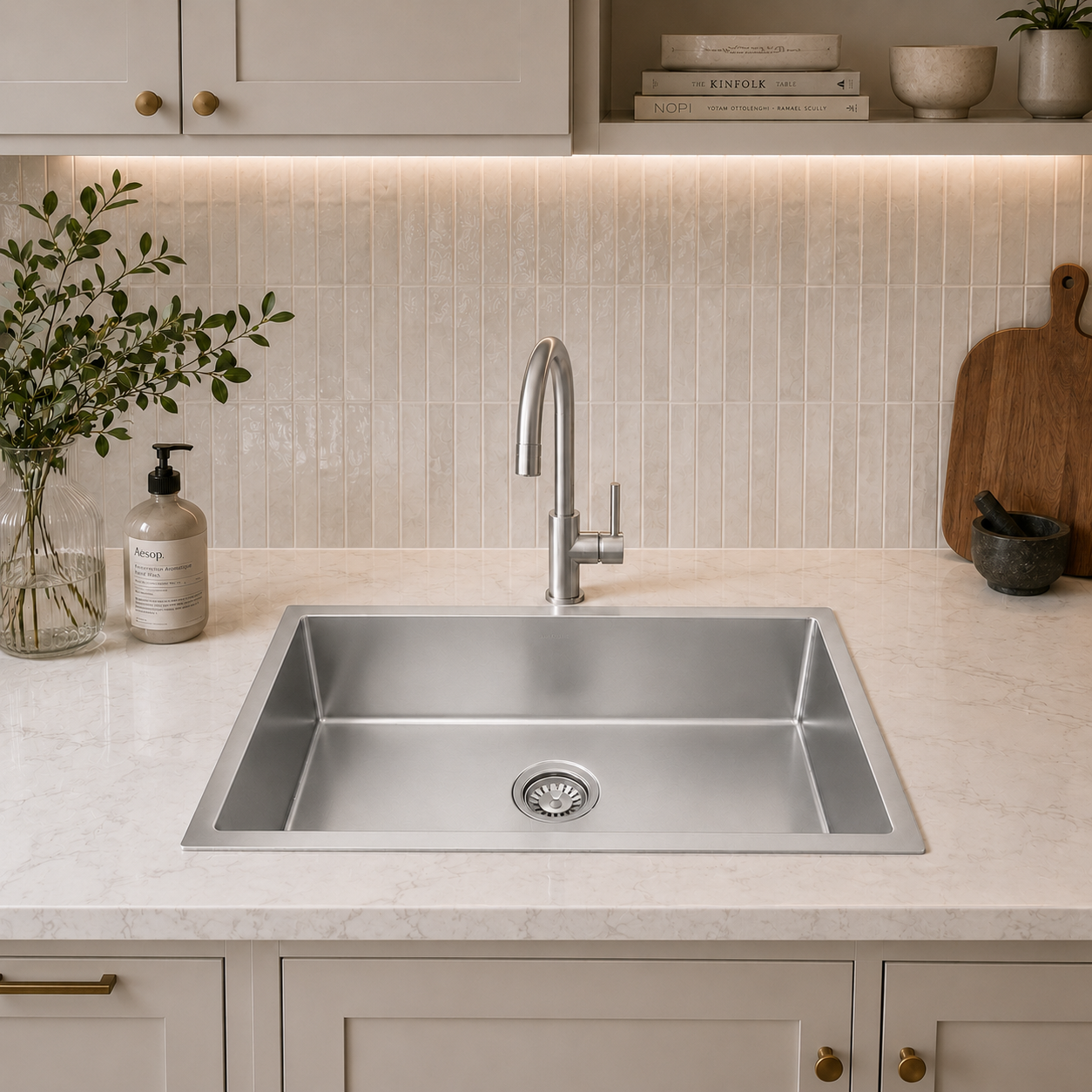 Atlas Handmade Single Bowl Kitchen Sink