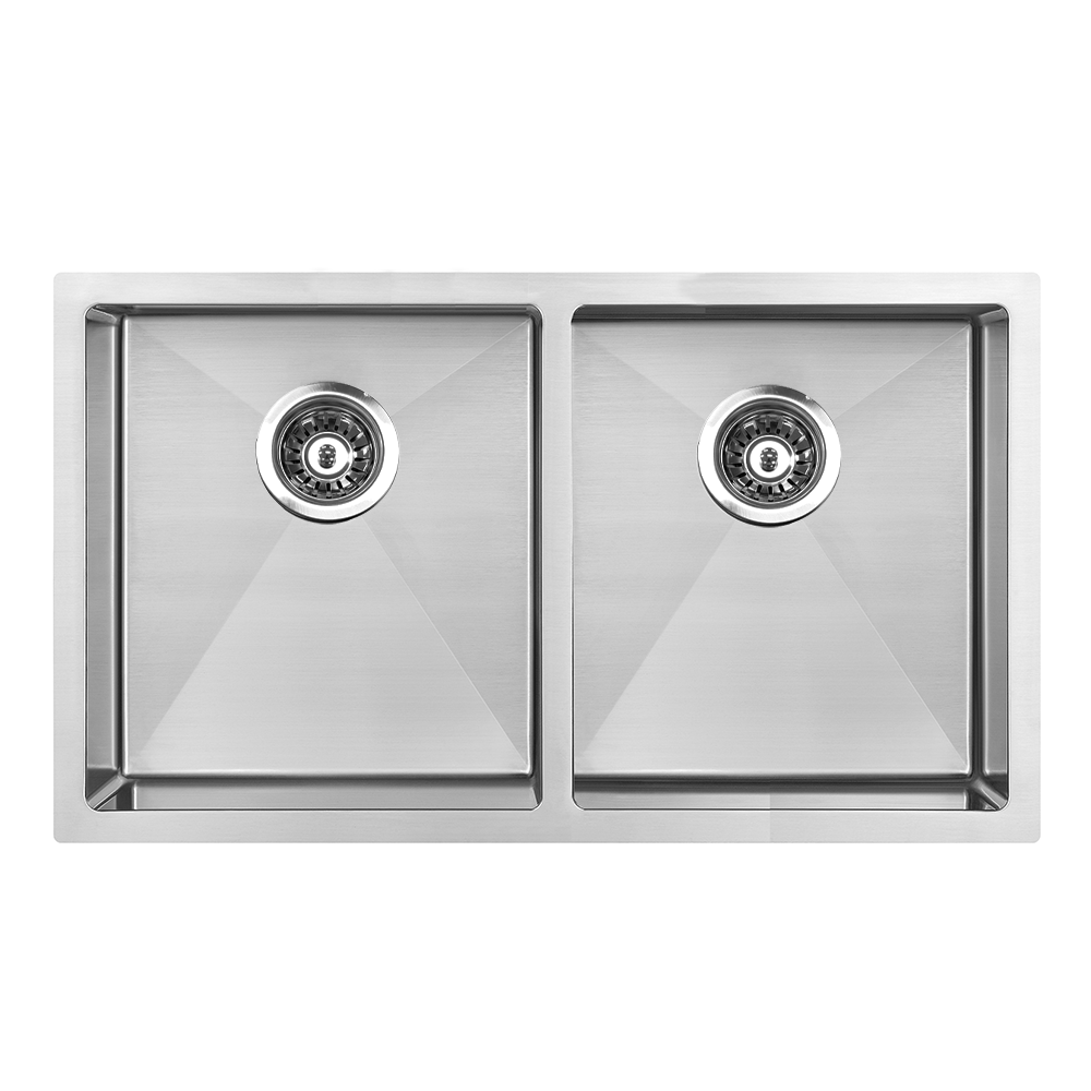 Atlas Handmade Double Bowl Kitchen Sink