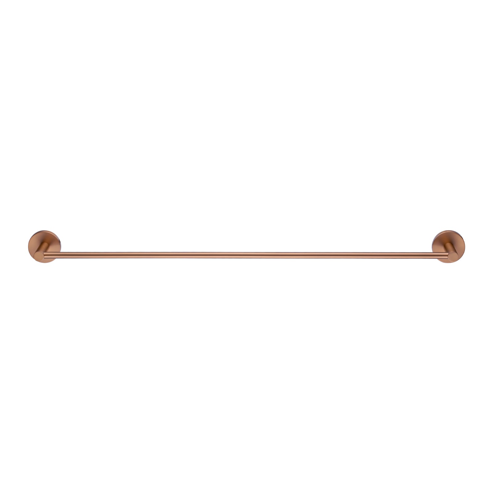 LUCID PIN - 800mm Brushed Copper Cuttable Single Towel Rail
