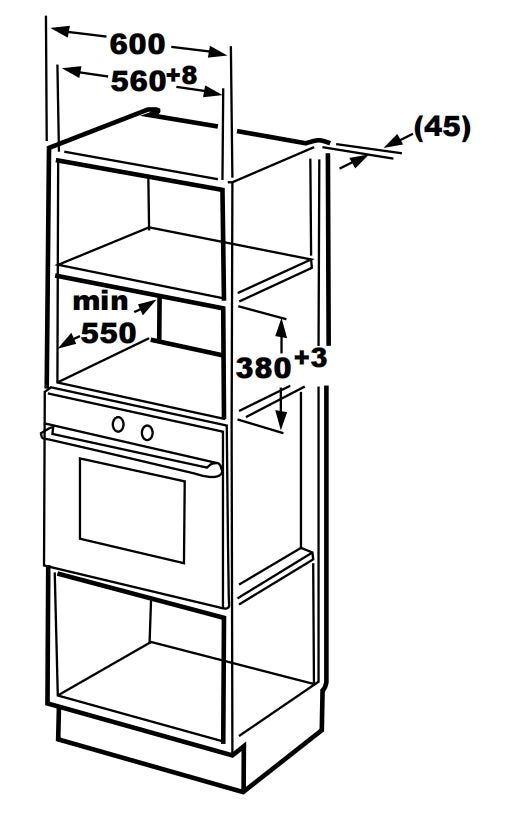 Carysil Built-In Microwave