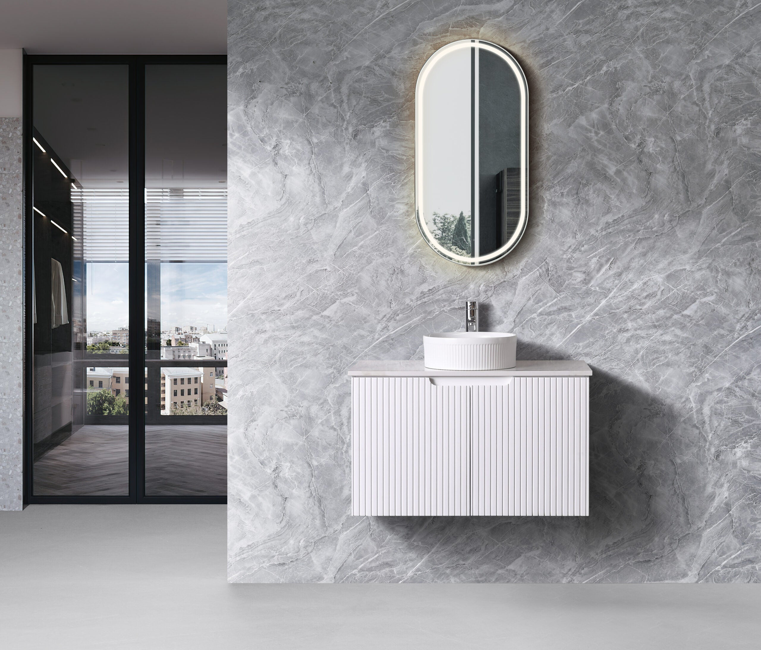 Duplex Collection (Wall Hung) bathroom vanity