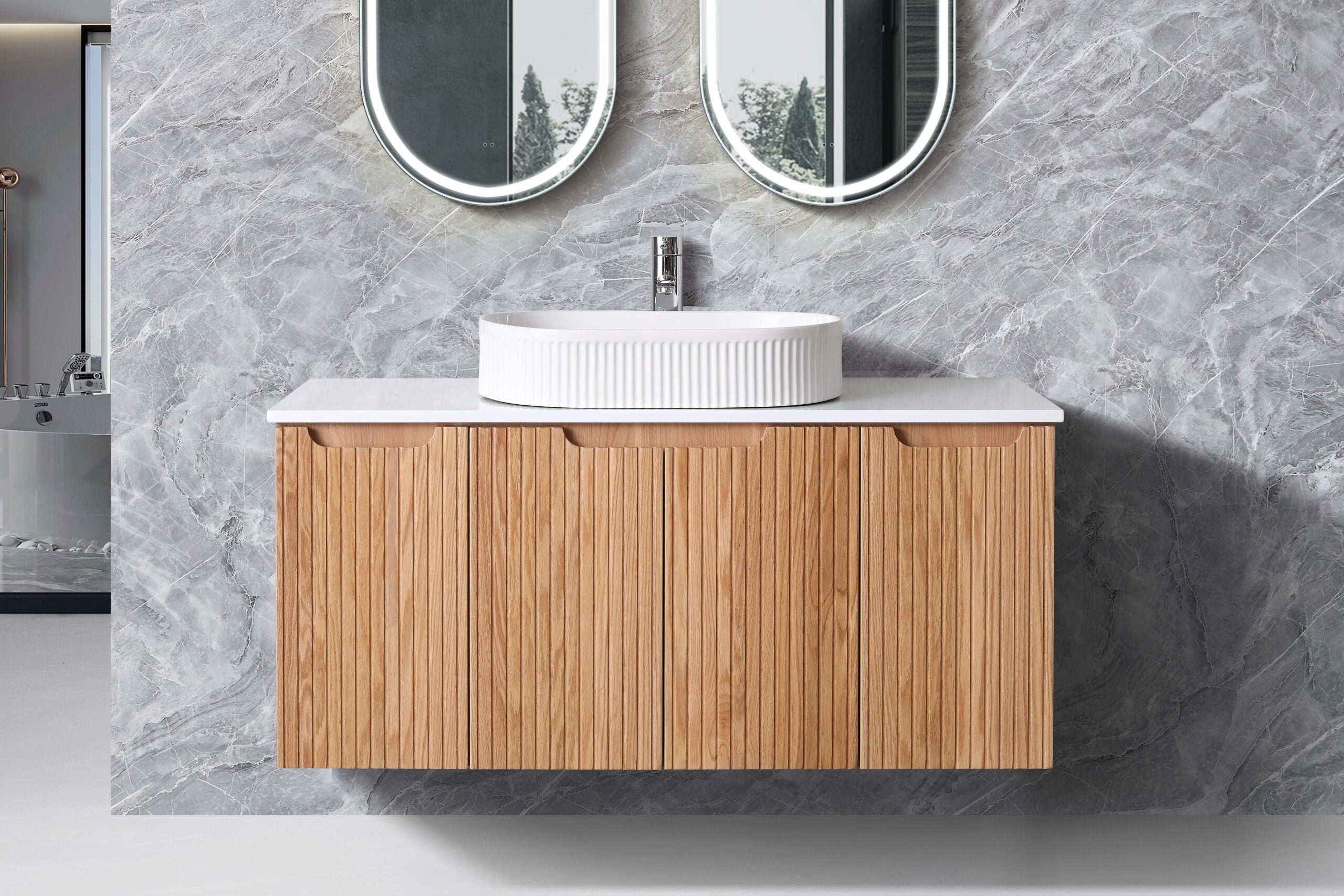 Duplex Collection (Wall Hung) bathroom vanity