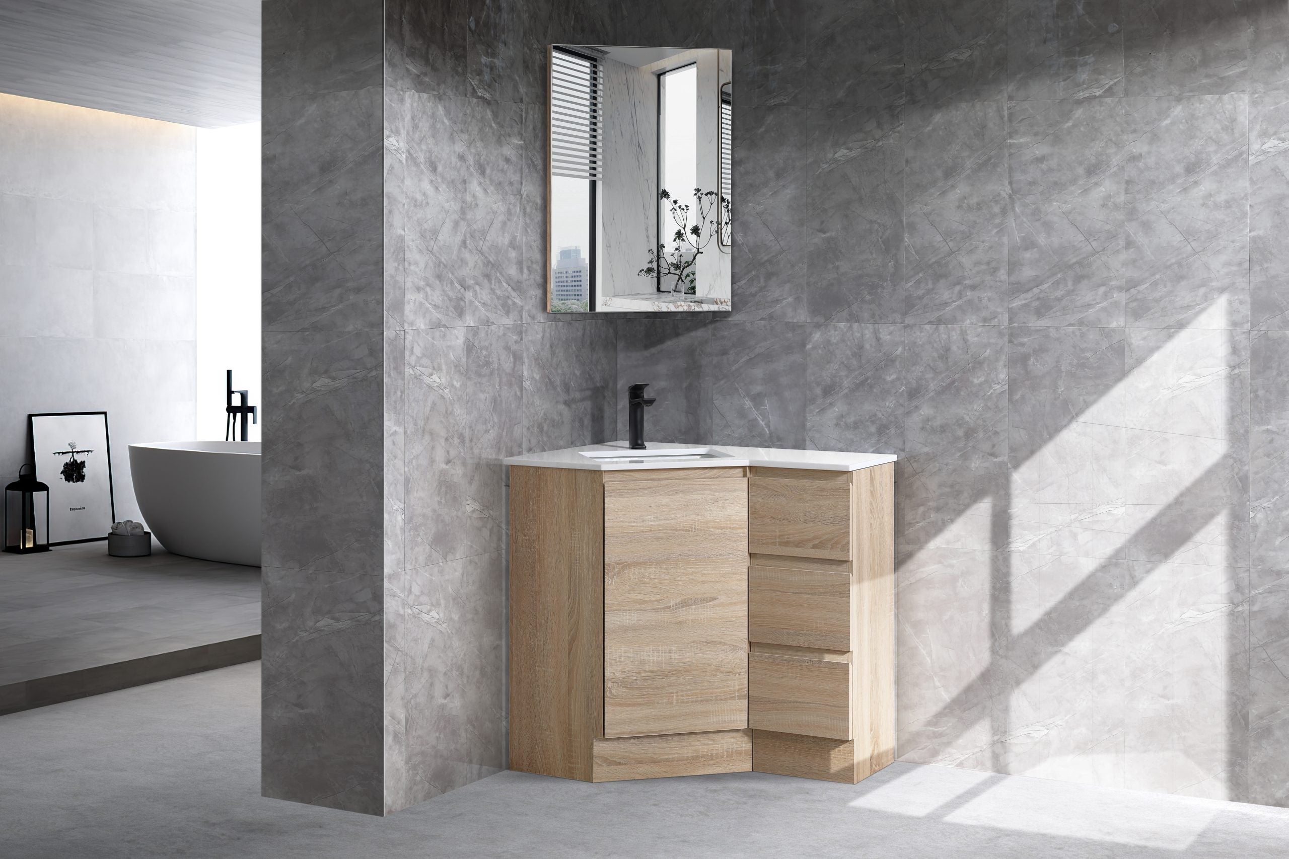 Corner Collection bathroom vanity