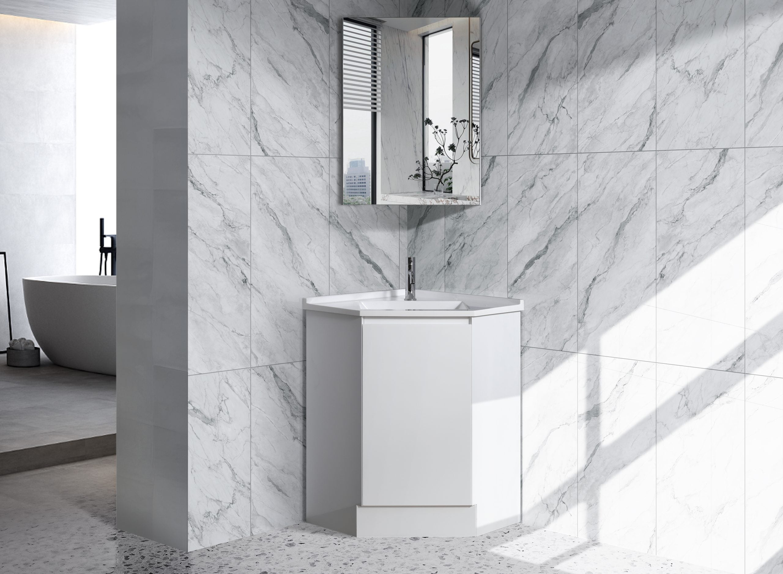 Corner Collection bathroom vanity