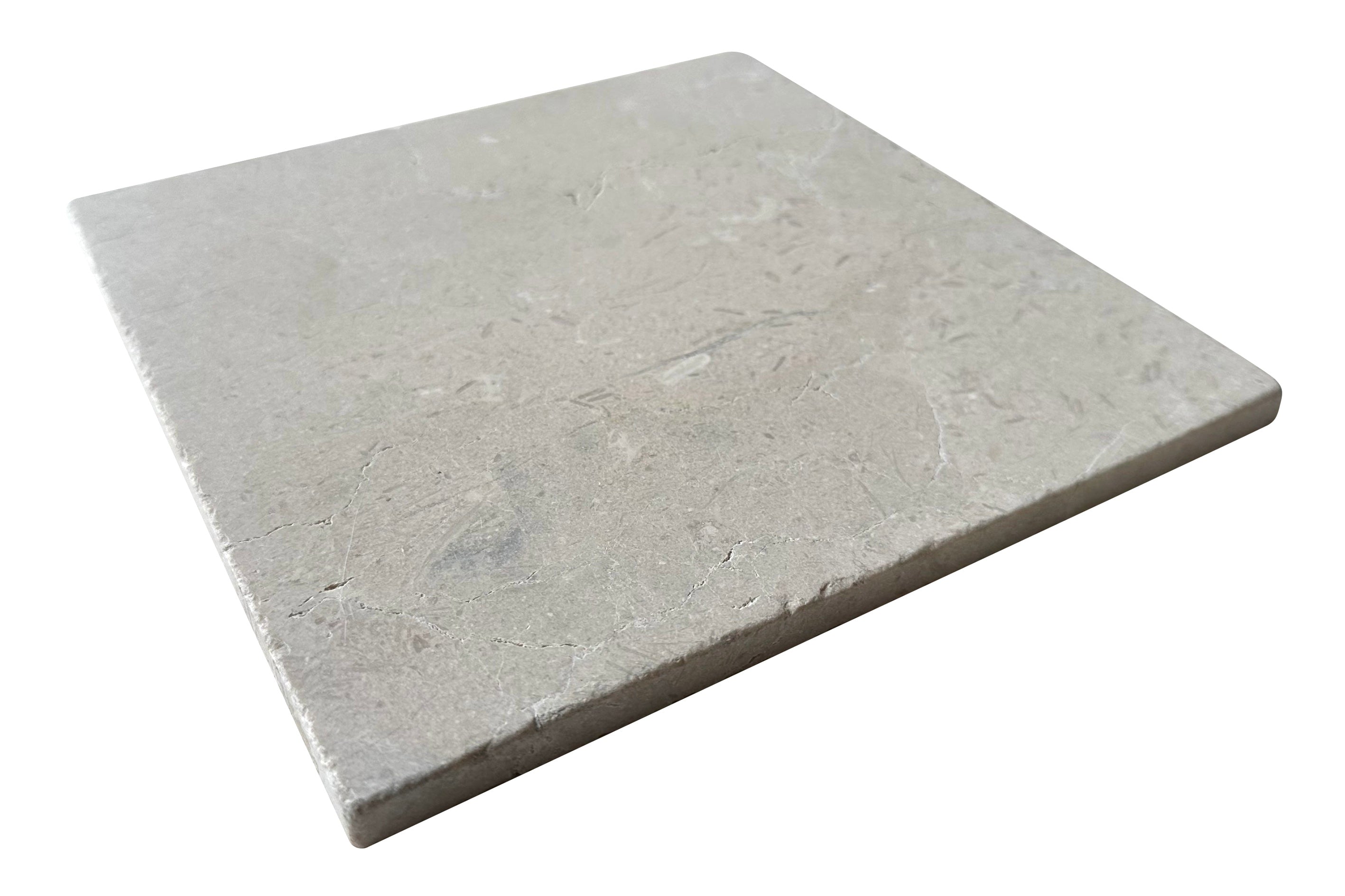 Bedrock Square Crema Marfil Tumbled 200x200x10mm