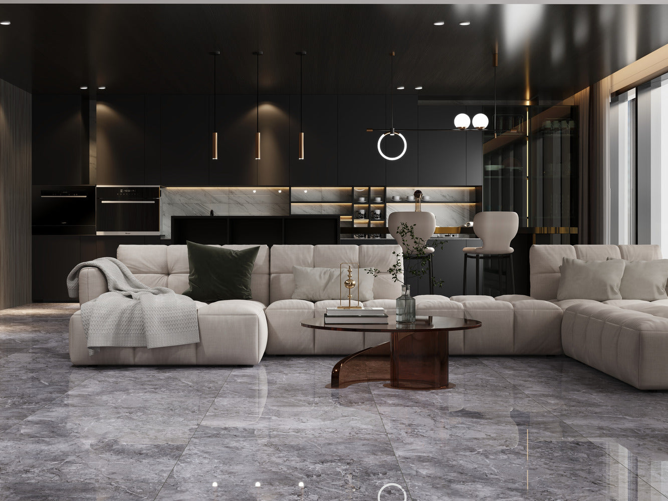 Marmo Breccia Grey Sliptech
