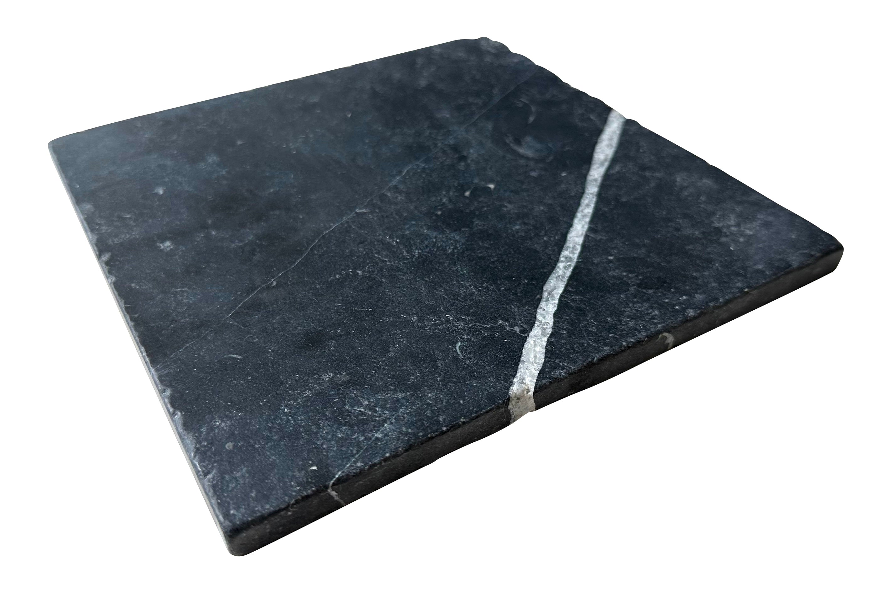 Bedrock Square Nero Marquina Tumbled 200x200x10mm
