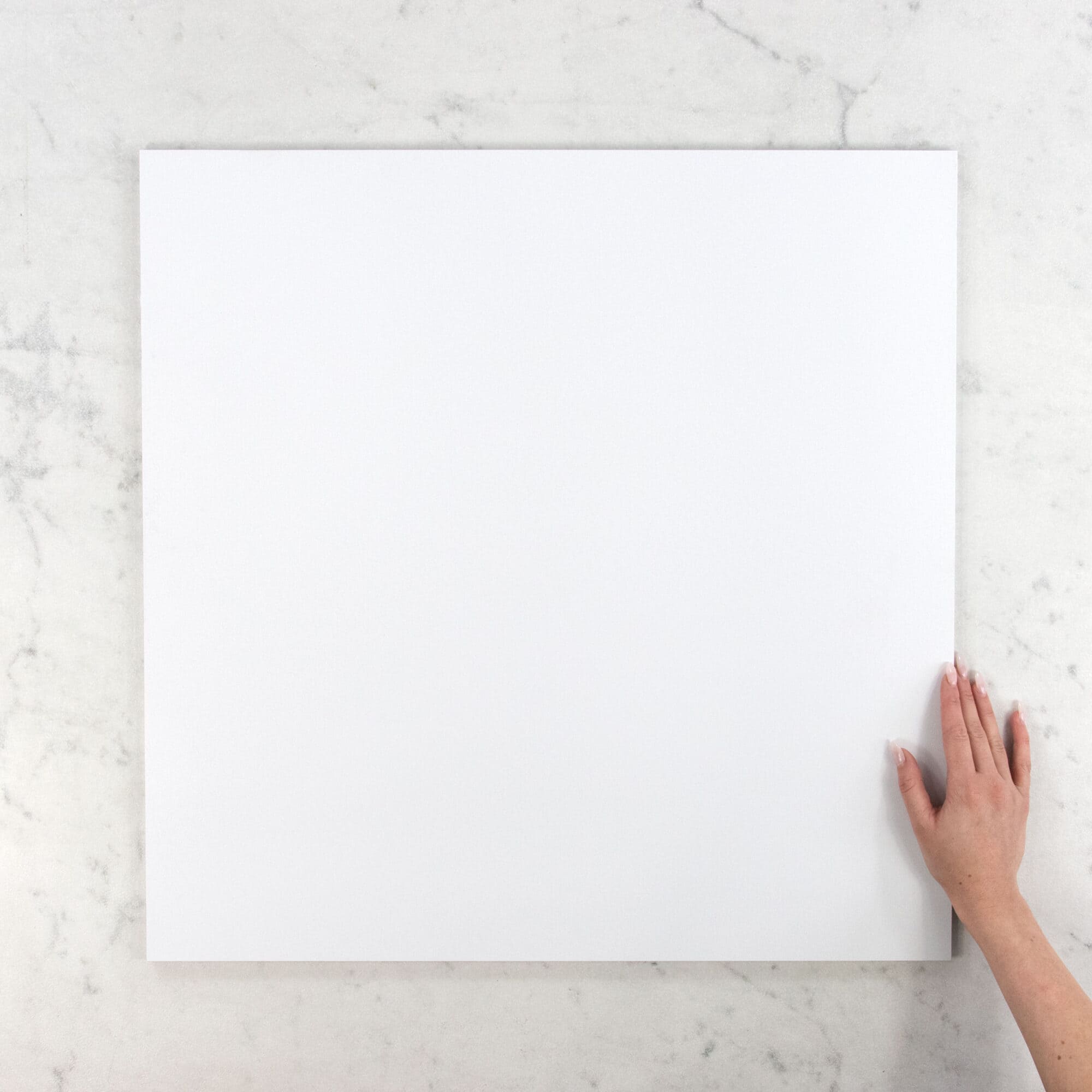 QP9000 Plain White Polished