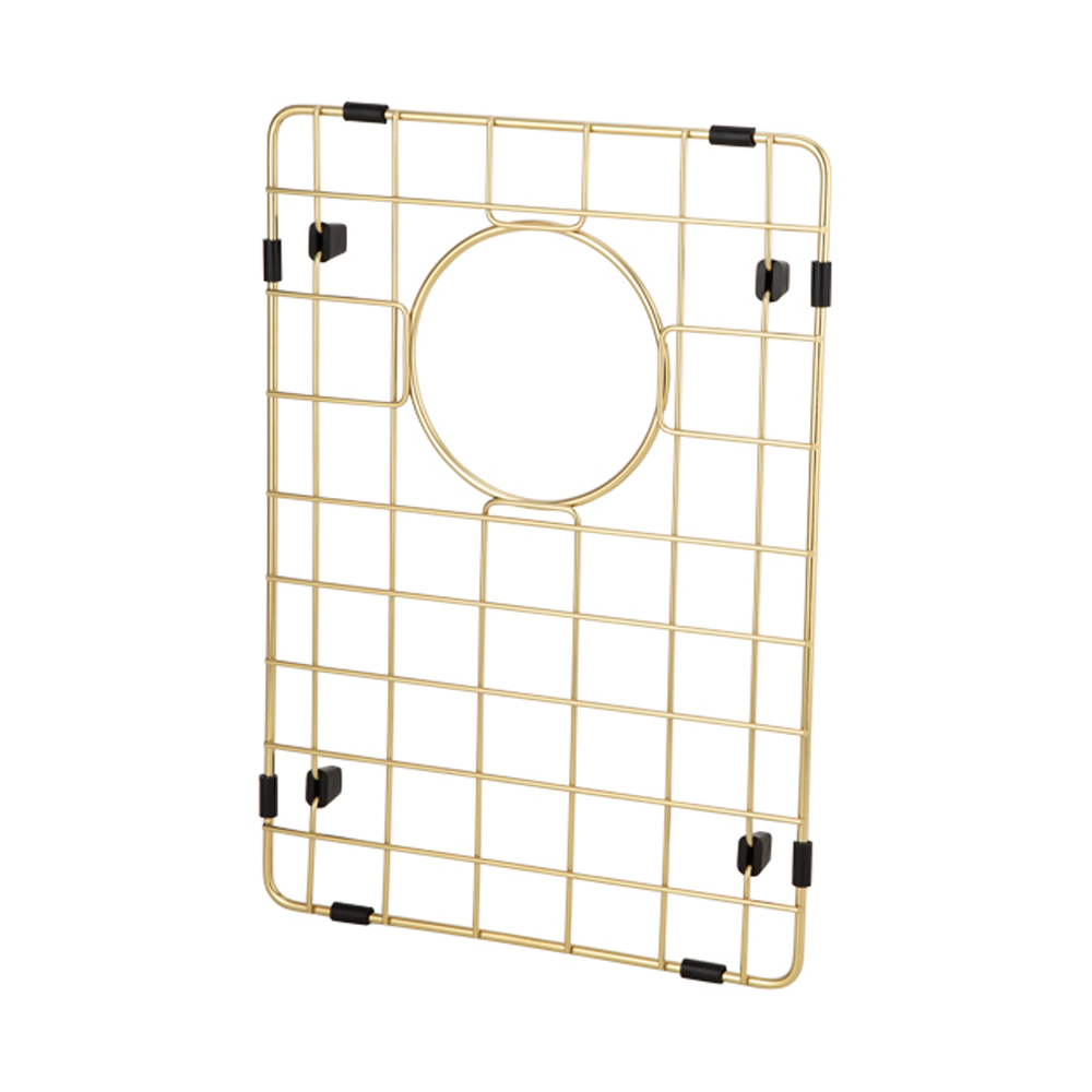 Atlas Handmade Double Bowl Kitchen Sink in Brushed Gold