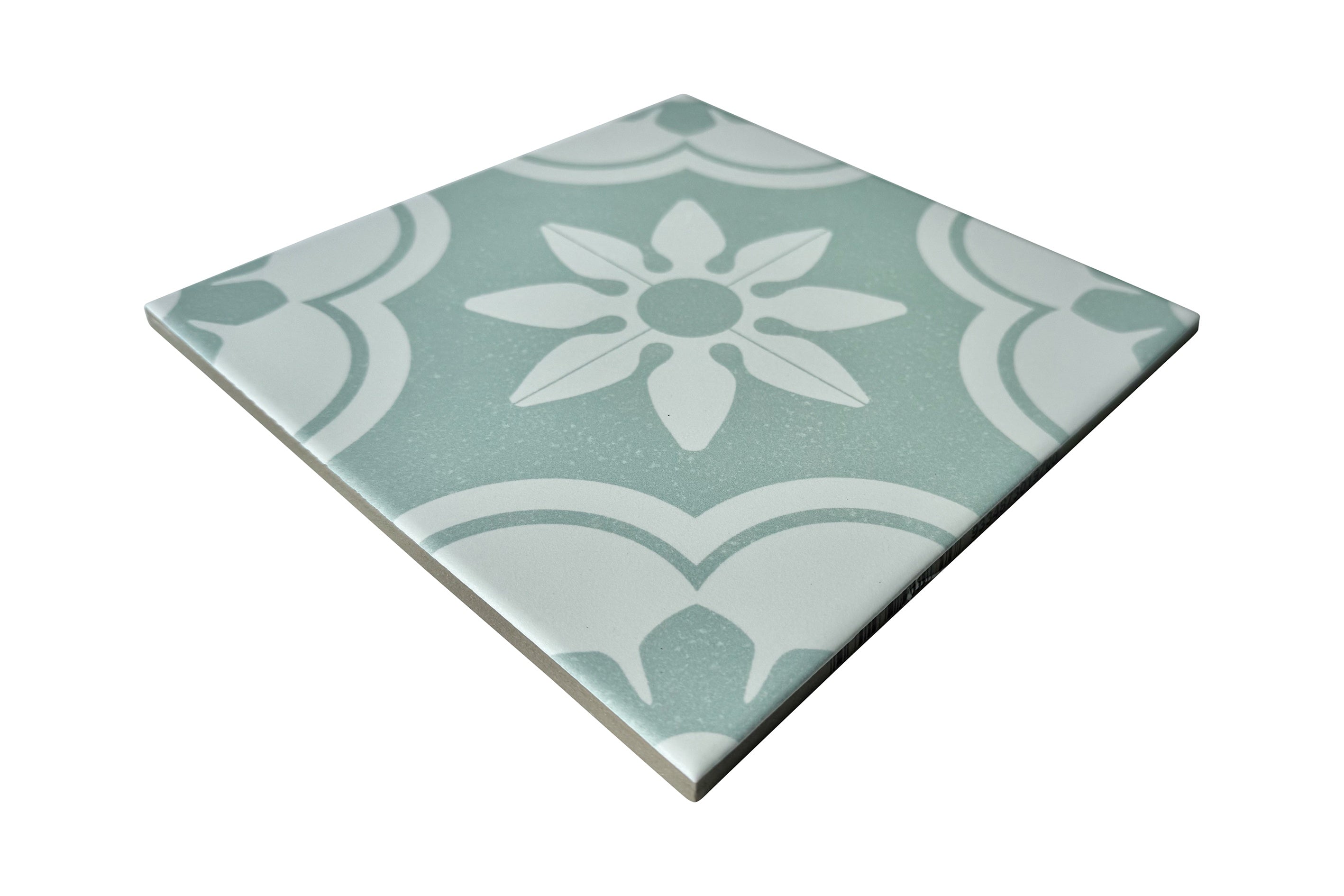 Queenscliffe Mint Floor Tile