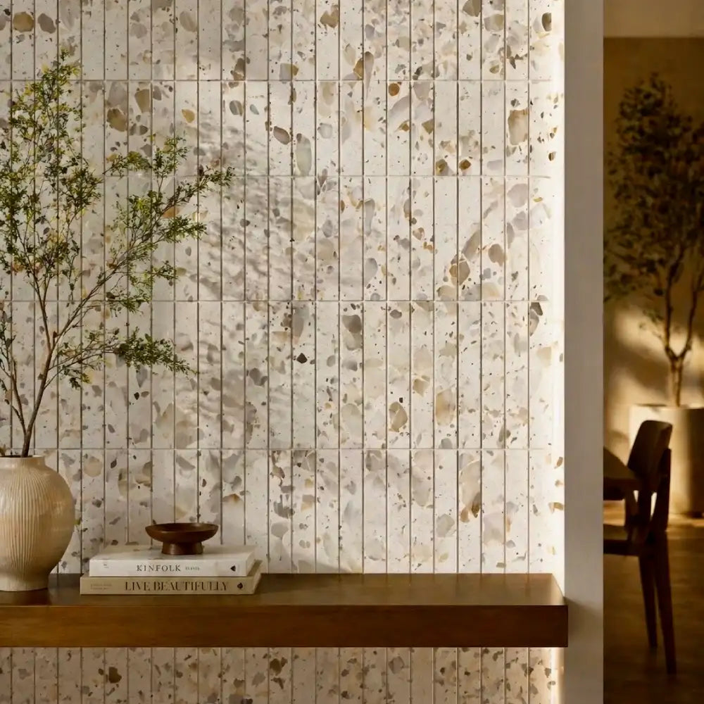 Terrazzo Ivory Kit Kat Mosaics