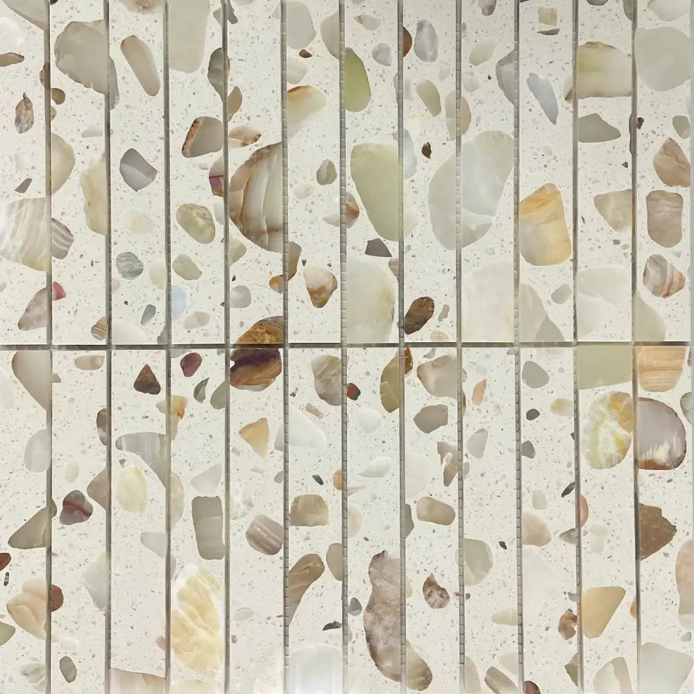 Terrazzo Ivory Kit Kat Mosaics