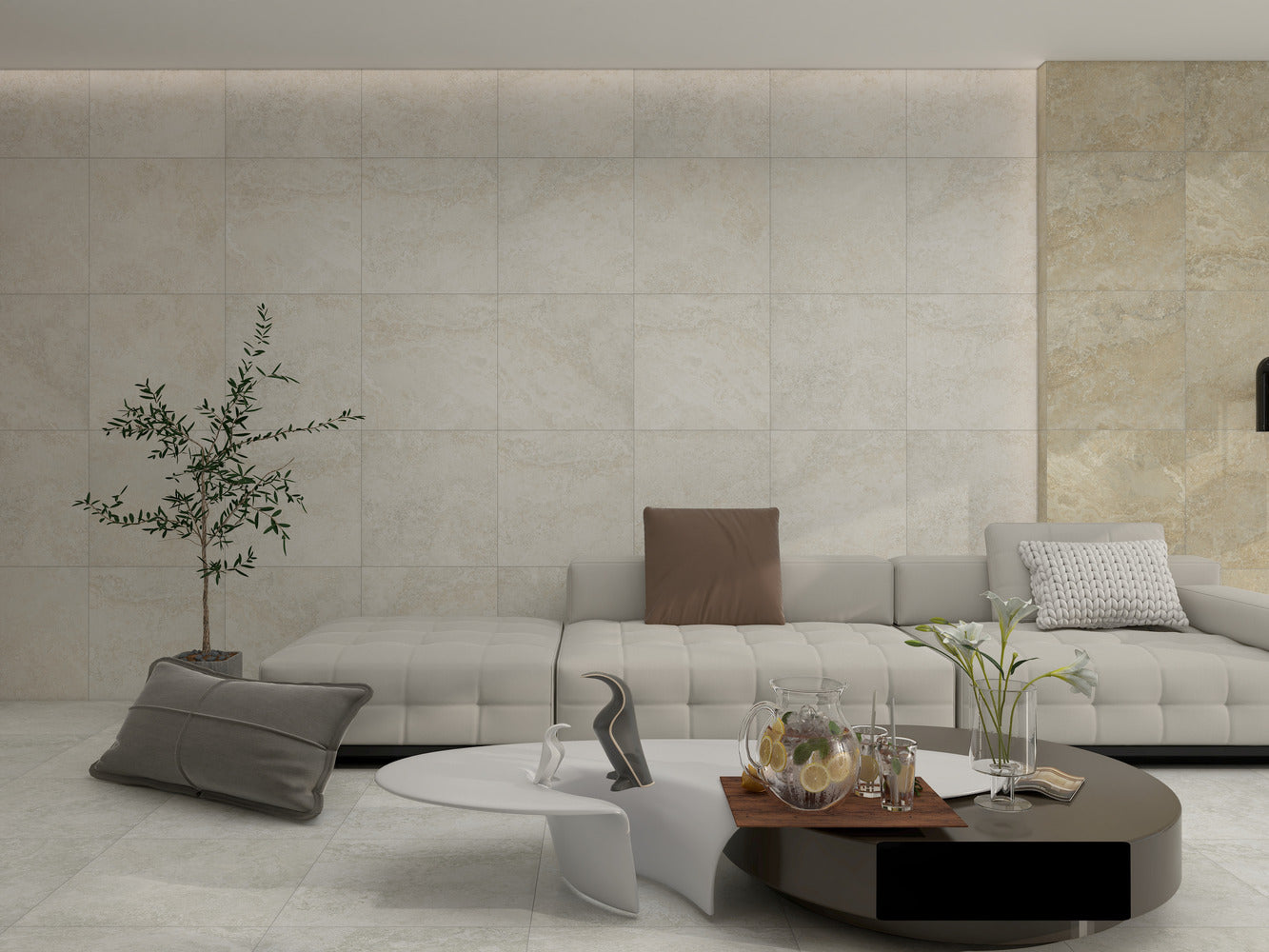 Travertine Cross Classico Matt