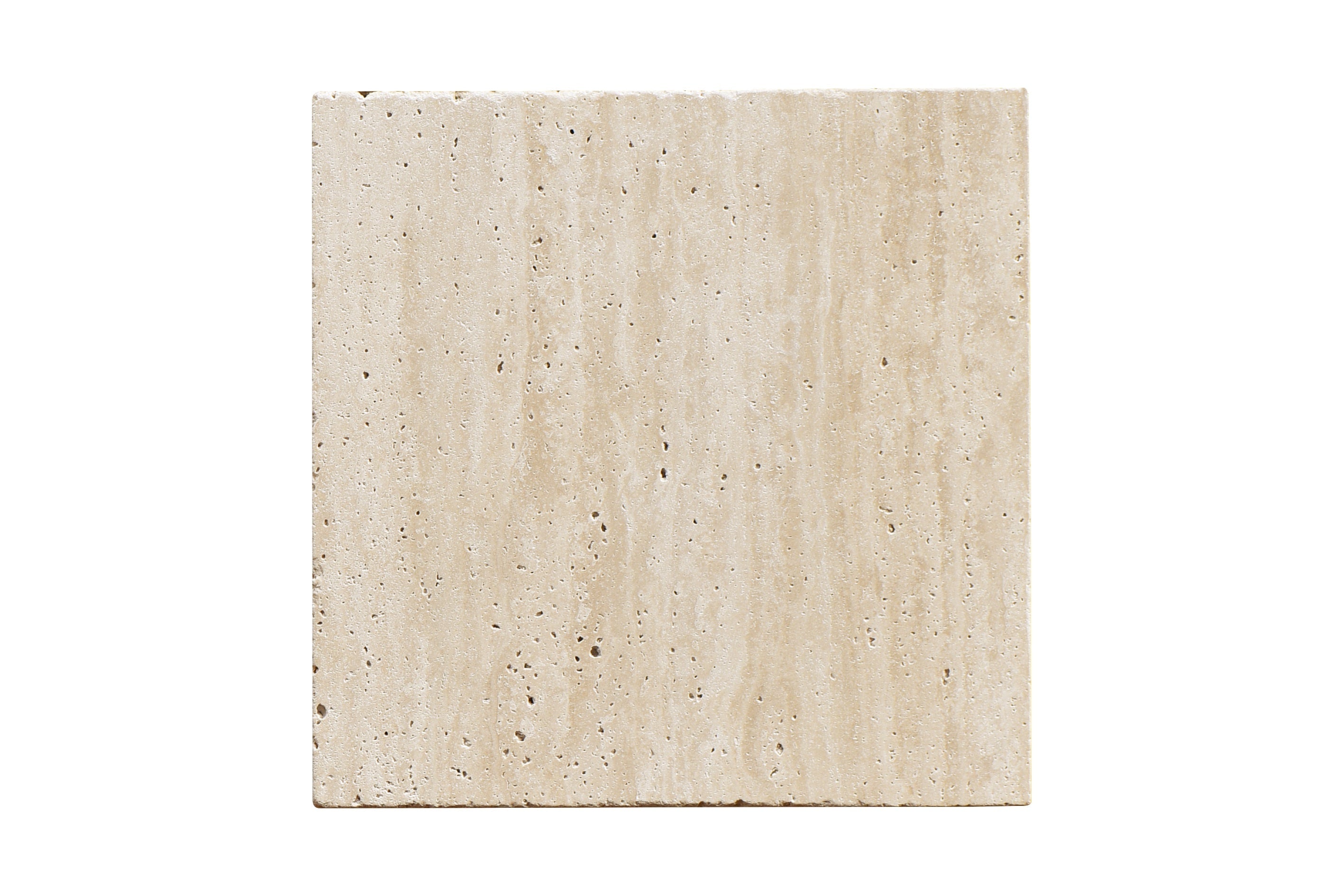 Bedrock Square Travertine Beige Tumbled 200x200x10mm