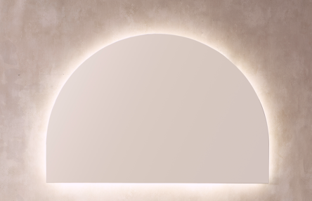 Boston Half Moon LED Mirror Collection