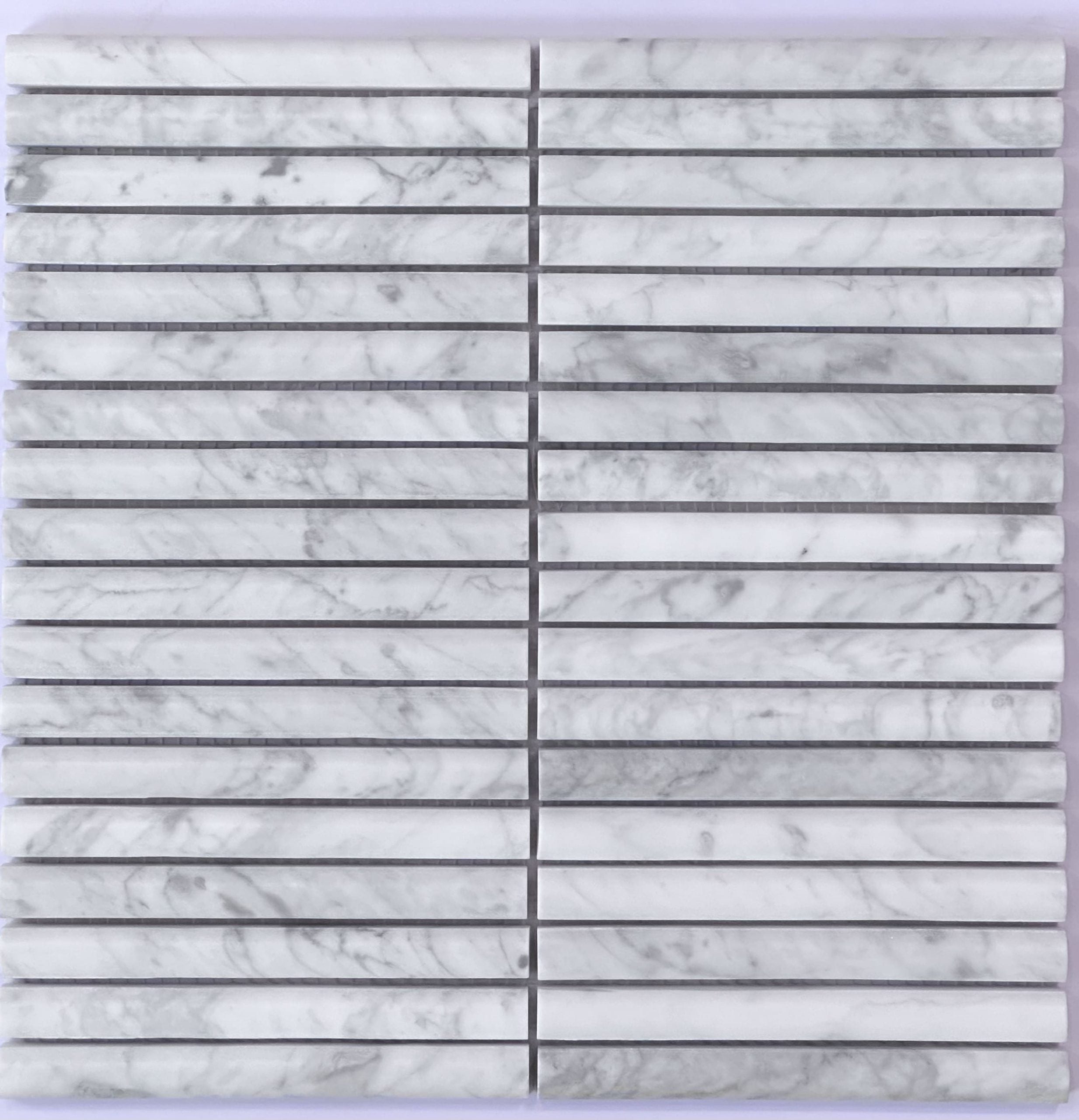 Carrara Marble Convex Mosaics