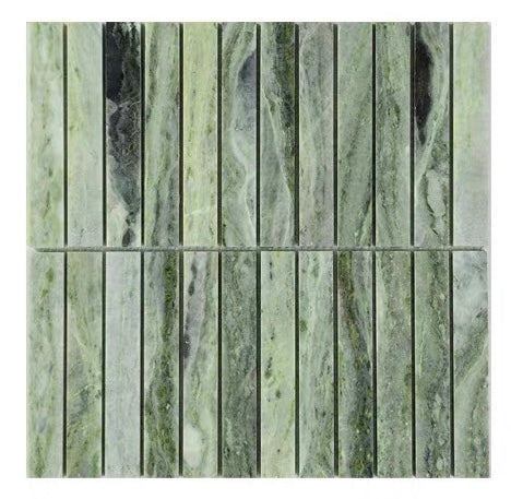 Cloudy Green Marble Kit Kat Mosaic