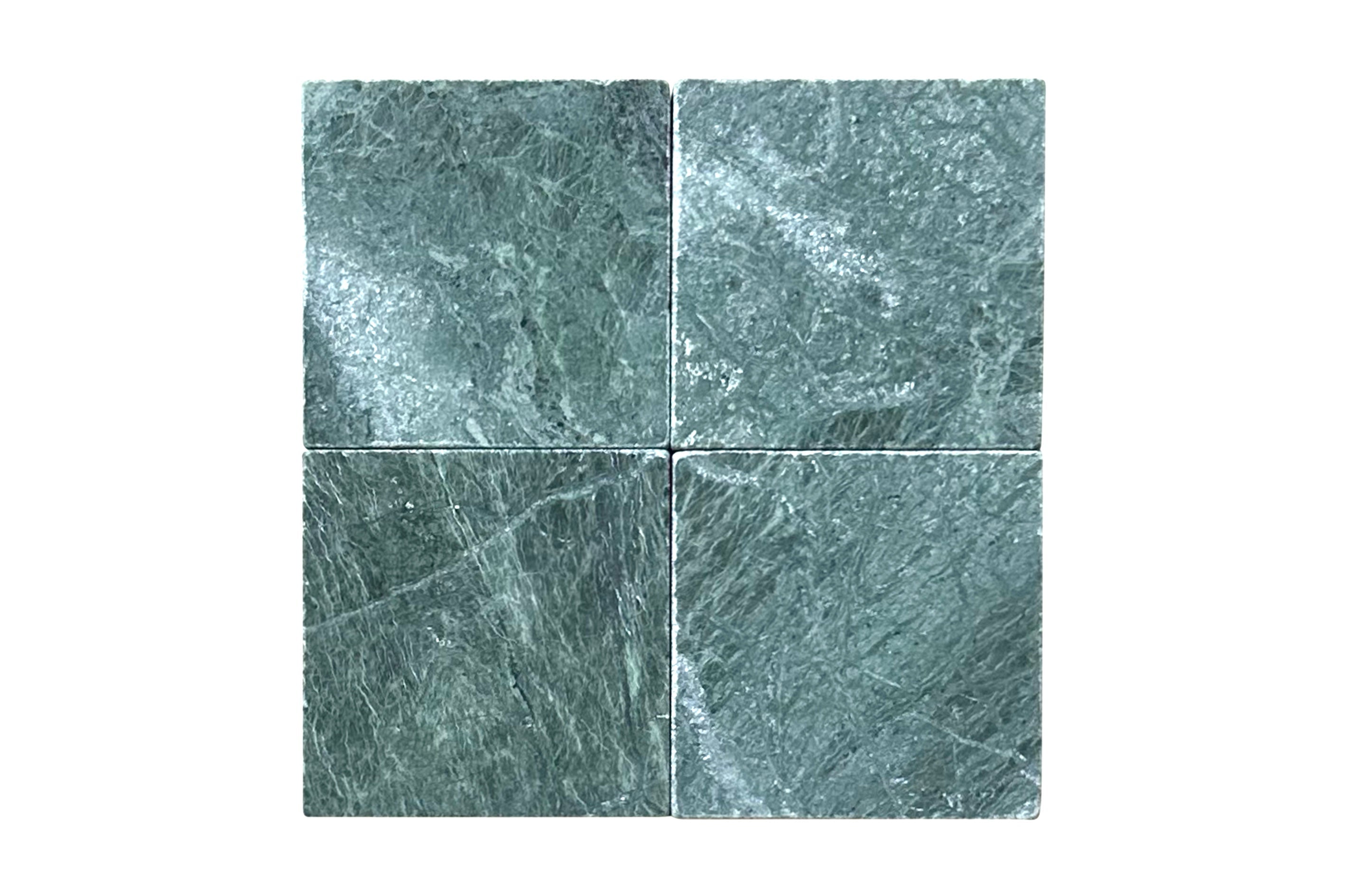 Bedrock Square Taj Green Tumbled 100x100x10mm