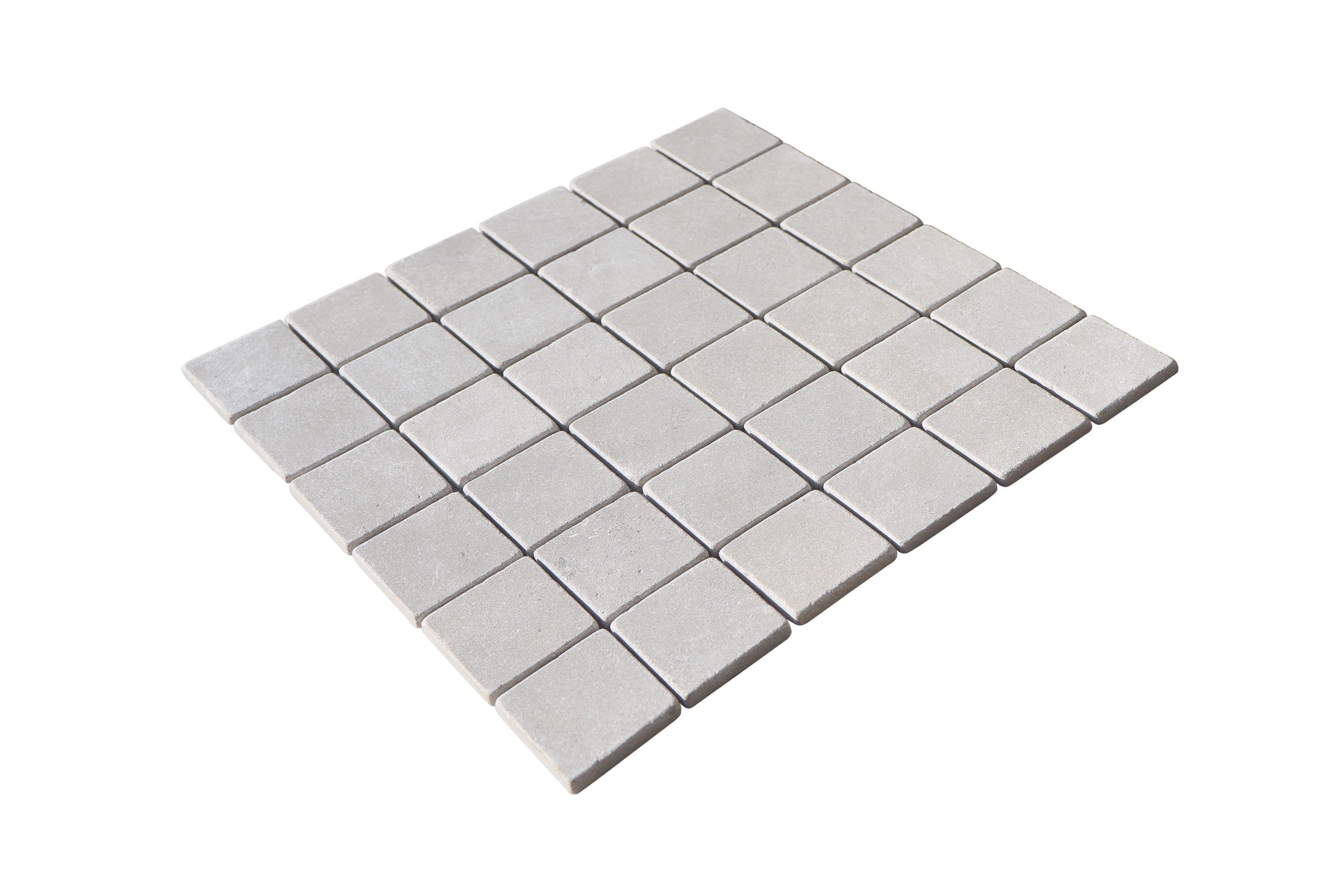 Bedrock Square 50x50mm French Grey Tumbled 310x310x10mm