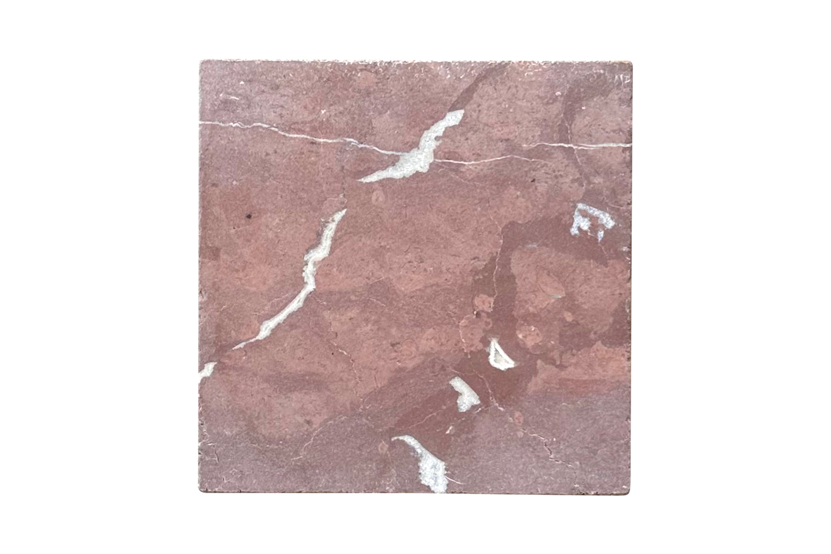 Bedrock Square Rosso Verona Tumbled 200x200x10mm