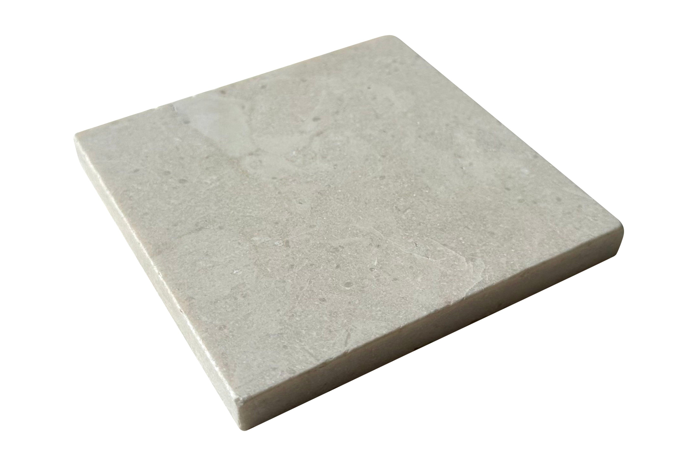 Bedrock Square Crema Marfil Tumbled 100x100x10mm