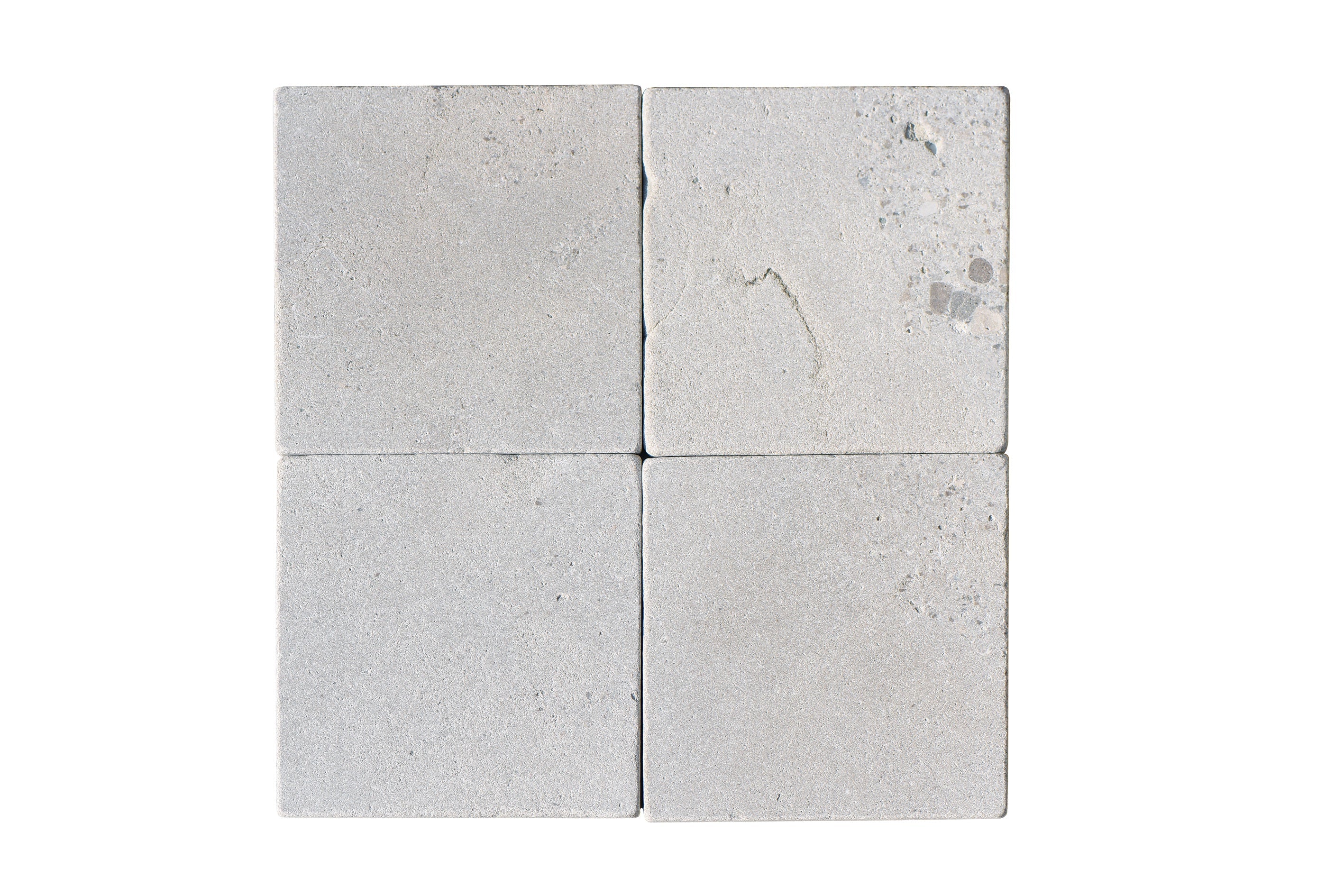 Bedrock Square French Grey Tumbled 100x100x10mm