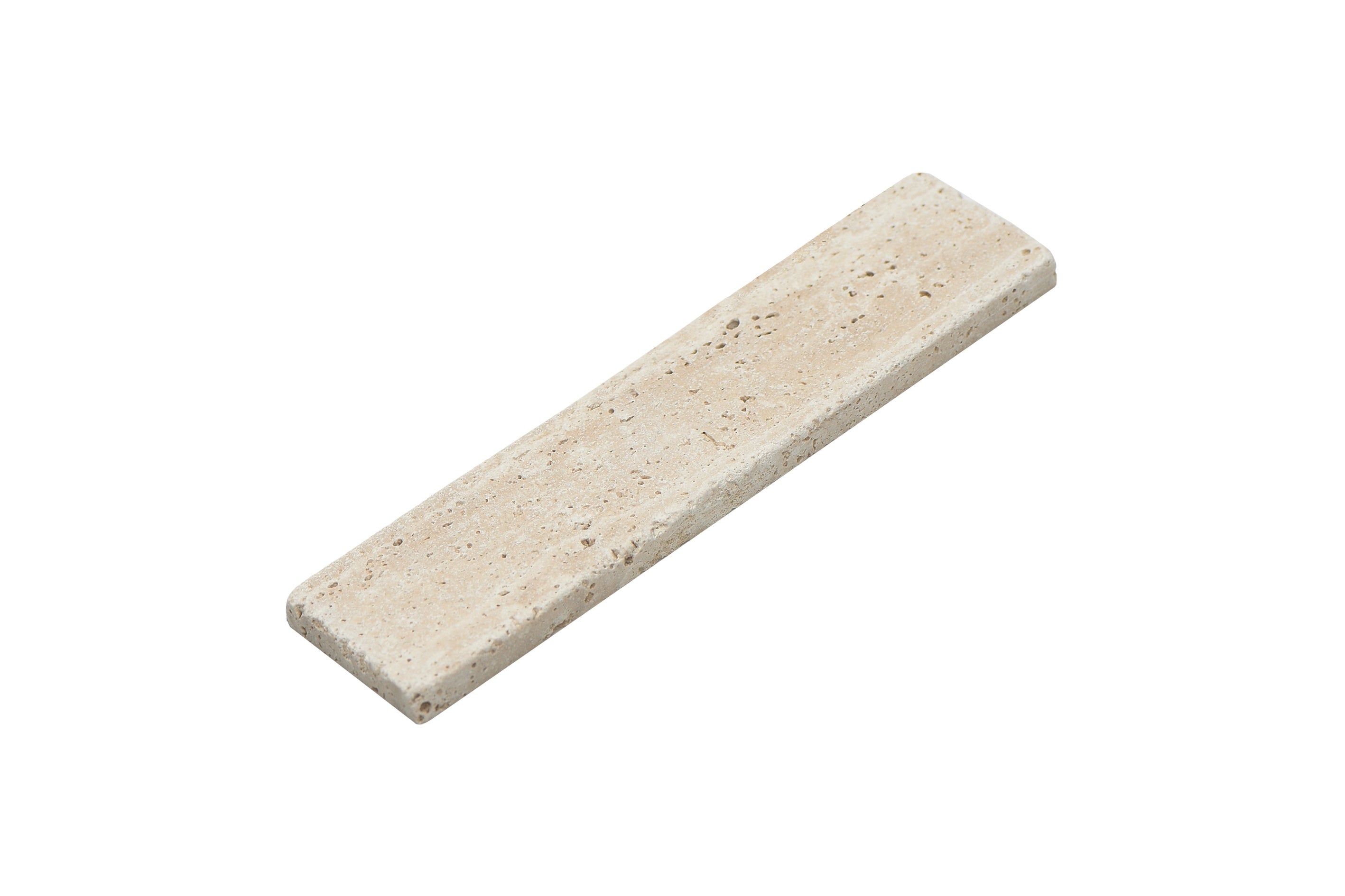 Bedrock Tile Travertine Beige Tumbled 50x200x10mm